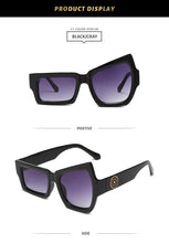 Load image into Gallery viewer, Men Punk Sunglasses  Brand Designer Steampunk Geometry Sun Glasses Women UV400 Driving Shades Unique Personality Eyewear