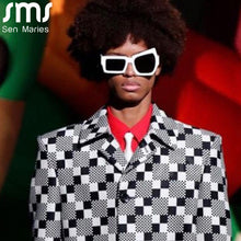 Load image into Gallery viewer, Men Punk Sunglasses  Brand Designer Steampunk Geometry Sun Glasses Women UV400 Driving Shades Unique Personality Eyewear
