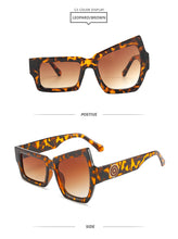 Load image into Gallery viewer, Men Punk Sunglasses  Brand Designer Steampunk Geometry Sun Glasses Women UV400 Driving Shades Unique Personality Eyewear