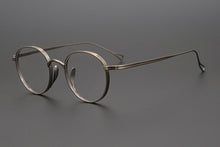 Load image into Gallery viewer, Men Pure Titanium Glasses Oval Women Vintage Japan Myopia Optical Prescription Eyeglasses Frames Clear Small Eyewear Oculos