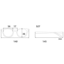 Load image into Gallery viewer, Men Pure Titanium Half Rim Spectacles Coffee