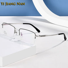 Load image into Gallery viewer, Men Pure Titanium IP Plating Eyeglasses  Optical Prescription Glasses Frame Light Spectacle Eyewear Not Lose Color
