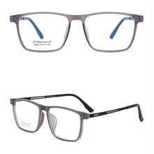 Load image into Gallery viewer, Men Pure Titanium Ultra Light  TR90 Big Face Full Frame Square Glasses Frame Myopia Prescription Glasses Frame 8908