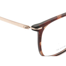 Load image into Gallery viewer, Men Rectangular Eyeglasses Full Rim Metal Optical Frame Prescription Spectacle Myopia Business Eye Glasses Super Light Blue