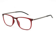 Load image into Gallery viewer, Men Rectangular Eyeglasses Full Rim Metal Optical Frame Prescription Spectacle Myopia Business Eye Glasses Super Light Blue