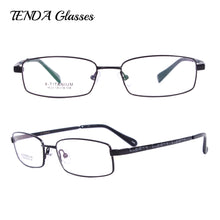 Load image into Gallery viewer, Men Rectangular Memory Flexible Eyeglasses Frames Titanium Eyewear For Prescription Lens Reading