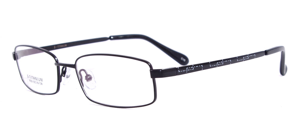 Men Rectangular Memory Flexible Eyeglasses Frames Titanium Eyewear For Prescription Lens Reading