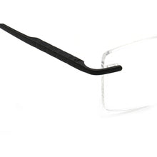 Load image into Gallery viewer, Men Rectangular Rimless Eyeglass Frames for Men Square Business Metal Optical Glasses Frames Light Spectacles Gold Silver Black