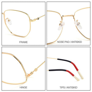 Men Retro Square Titanium Alloy Big Glasses Frame For Myopia Prescription Eyeglasses Women Spectacles Frame MD03690