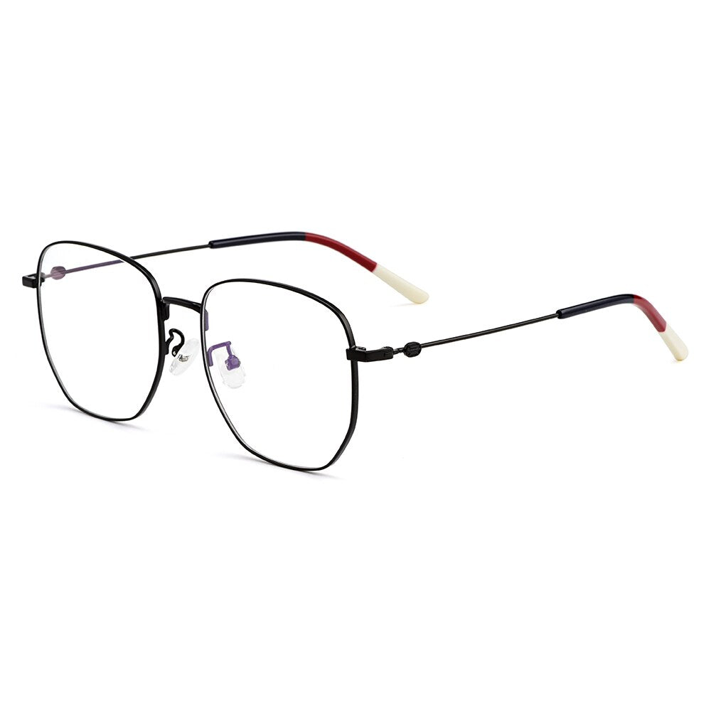 Men Retro Square Titanium Alloy Big Glasses Frame For Myopia Prescription Eyeglasses Women Spectacles Frame MD03690