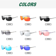 Load image into Gallery viewer, Men Rimless Sunglasses Driving Shades Outdoor Sport Fishing Sun Glasses Ultralight  Frame Photochrome Sonnenbrille UV400