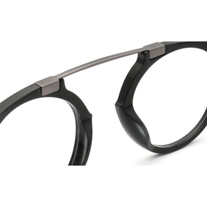 Men Round Eyeglass Frame Women Optical Glasses Frames Transparent Grey Light Metal Prescription Eyewear Retro Vintage Spectacles