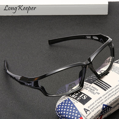 Men Square Anti Blue Light Computer Glasses 2023 Trending Sports Black Frame Blue Light Blocking Female Eyeglasses UV400