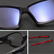 Load image into Gallery viewer, Men Square Anti Blue Light Computer Glasses 2023 Trending Sports Black Frame Blue Light Blocking Female Eyeglasses UV400