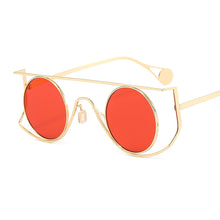 Load image into Gallery viewer, Men Steampunk Sunglasses Women Punk Round Sun Glasses For Male UV400 Shades Metal Frame Eyewear Eyeglasses