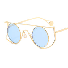 Load image into Gallery viewer, Men Steampunk Sunglasses Women Punk Round Sun Glasses For Male UV400 Shades Metal Frame Eyewear Eyeglasses