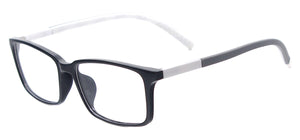 Men TR90 Full Rim Eyeglasses Frame Women Lightweight Square Glasses For Reading Myopia Lenses