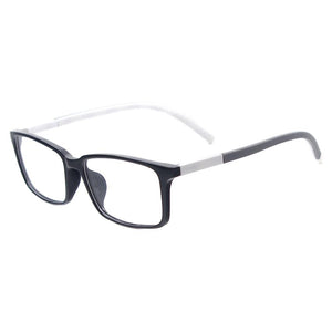 Men TR90 Full Rim Eyeglasses Frame Women Lightweight Square Glasses For Reading Myopia Lenses