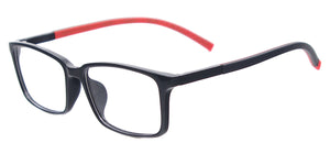 Men TR90 Full Rim Eyeglasses Frame Women Lightweight Square Glasses For Reading Myopia Lenses