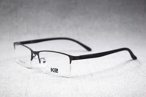 Men TR90 Lightweight Myopia Eyeglass Frames Alloy Half Rimless Metal Glasses Optical Brand Spectacles Z8864