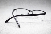Load image into Gallery viewer, Men TR90 Lightweight Myopia Eyeglass Frames Alloy Half Rimless Metal Glasses Optical Brand Spectacles Z8864