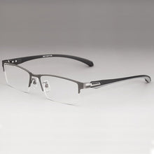 Load image into Gallery viewer, Men Titanium Alloy Eyeglasses Frame for Men Eyewear Flexible Temples Legs IP Electroplating Alloy Material,Full Rim and Half Rim