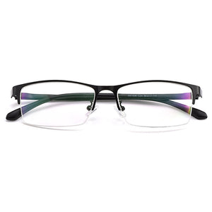 Occhiali da vista da uomo senza montatura in lega di titanio per uomo Occhiali da vista Aste flessibili Gambe Galvanotecnica IP S61006 