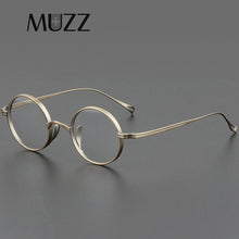 Load image into Gallery viewer, Men Titanium Round Glasses Women Vintage Japan Myopia Optical Prescription Eyeglasses Frames Clear Small Eyewear Oculos