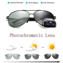 Load image into Gallery viewer, Men UV400 Fishing Polarized Photochromatic Sunglasses Outdoor Driving Running Transition Chameleon Lens for women Fale