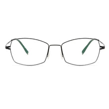 Load image into Gallery viewer, Men Ultralight Titanium Alloy Full Rim Eyeglasses Frame For Prescription Spectacles Flexible Temple Legs IP Electroplating S6614