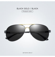 Carica l'immagine nel visualizzatore di Gallery, Occhiali da sole polarizzati in alluminio vintage da uomo Occhiali da sole da lavoro classici Occhiali da guida con lenti rivestite per uomo/donna Oculos De Sol 