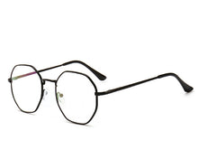 Carica l'immagine nel visualizzatore di Gallery, Men Vintage Anti Blue light Glasses Frame Round Women Lens Myopia Optical Mirror Simple Metal Anti-blue Clear Eyewear Frames