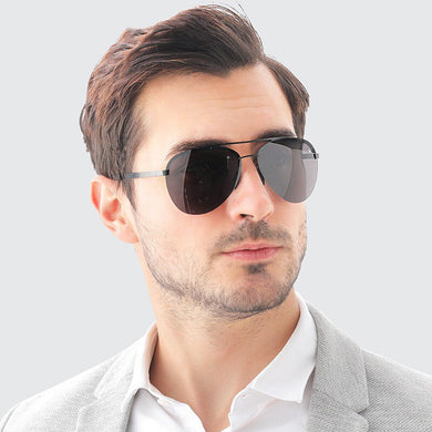 Men Vintage Aviation Sunglasses Polarized Men's Sun Glasses Women Pilot Eyeglass Mirror Shades Coating Lens Driving Eyewear 6132