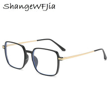 Load image into Gallery viewer, Men Women Anti-blue Light Glasses Frame 2023 Vintage Large Square Eyeglasses Blocking Blue-ray Metal Spectacles Frames