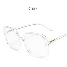 Load image into Gallery viewer, Men Women Anti-blue Light Glasses Frame Vintage Large Square Eyeglasses Blocking Blue-ray Oversized  Spectacles Frames