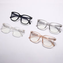 Load image into Gallery viewer, Men Women Anti-blue Light Glasses Frame Vintage Large Square Eyeglasses Blocking Blue-ray Oversized Spectacles Frames TR90