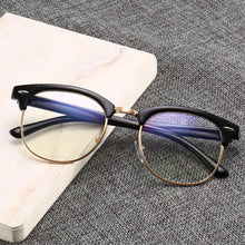 Load image into Gallery viewer, Men Women Eyeglasses Classic Glasses Light Computer Radiation Protection Eyewear Clear Lens Nerd Frames