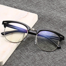 Load image into Gallery viewer, Men Women Eyeglasses Classic Glasses Light Computer Radiation Protection Eyewear Clear Lens Nerd Frames