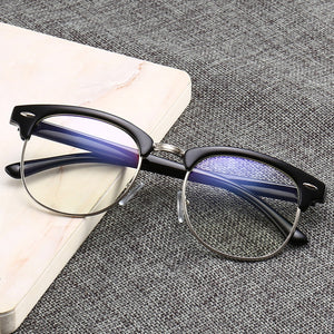 Men Women Eyeglasses Classic Glasses Light Computer Radiation Protection Eyewear Clear Lens Nerd Frames