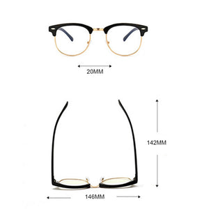 Men Women Eyeglasses Classic Glasses Light Computer Radiation Protection Eyewear Clear Lens Nerd Frames