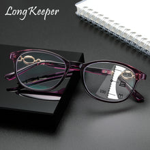 Load image into Gallery viewer, Men Women Multifocal Reading Glasses Progressive Bifocal Anti Blue Light UV Protect Presbyopic Eyeglasses Computer Eyewear 2023