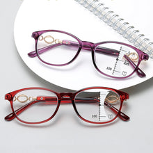 Load image into Gallery viewer, Men Women Multifocal Reading Glasses Progressive Bifocal Anti Blue Light UV Protect Presbyopic Eyeglasses Computer Eyewear 2023