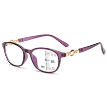 Load image into Gallery viewer, Men Women Multifocal Reading Glasses Progressive Bifocal Anti Blue Light UV Protect Presbyopic Eyeglasses Computer Eyewear 2023