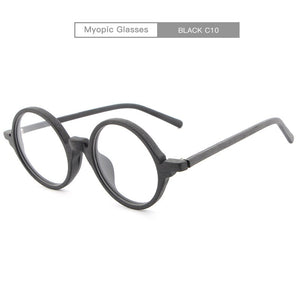 Men Women Myopia glasses Wooden Frame with Clear Lenses Brand Design Eyeglass
