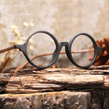 Carica l&#39;immagine nel visualizzatore di Gallery, Men Women Myopia glasses Wooden Frame with Clear Lenses Brand Design Eyeglass