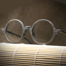 Carica l&#39;immagine nel visualizzatore di Gallery, Men Women Myopia glasses Wooden Frame with Clear Lenses Brand Design Eyeglass