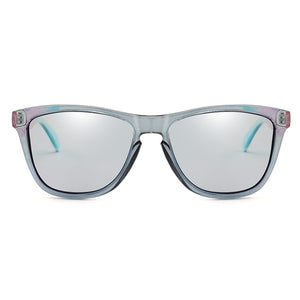 Uomo Donna Occhiali da sole fotocromatici Occhiali da sole quadrati classici da donna polarizzati Montatura sfumata Designer di marca UV400 protegge gli oculos 