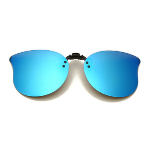 Men Women Polarized Clip On Sunglasses Driving Night Vision Lens Car Driver Goggles Anti-UVA UVB Clip Custom Prescription Myopia