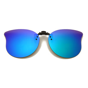 Men Women Polarized Clip On Sunglasses Driving Night Vision Lens Car Driver Goggles Anti-UVA UVB Clip Custom Prescription Myopia