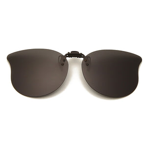 Men Women Polarized Clip On Sunglasses Driving Night Vision Lens Car Driver Goggles Anti-UVA UVB Clip Custom Prescription Myopia